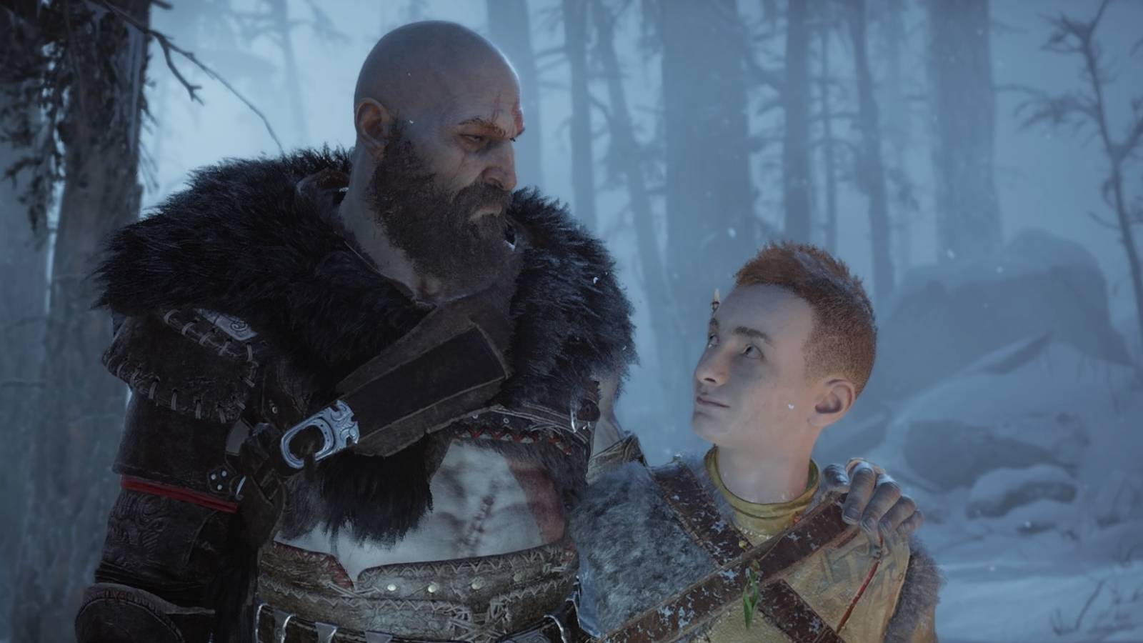Kratos and Atreus in God of War: Ragnarok