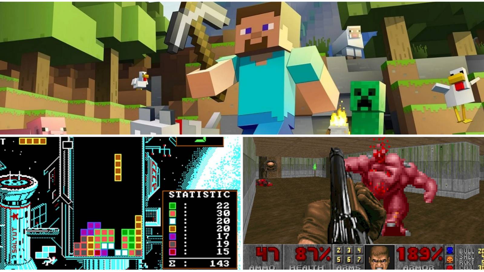 More Ports Than Skyrim- Minecraft Tetris Doom