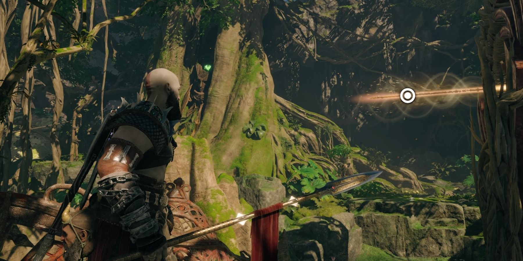 Kratos spots one of Odin's Ravens in God of War Ragnarok