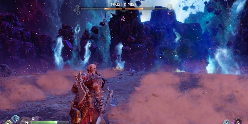 Kratos faces Hrist and Mist in God of War Ragnarok