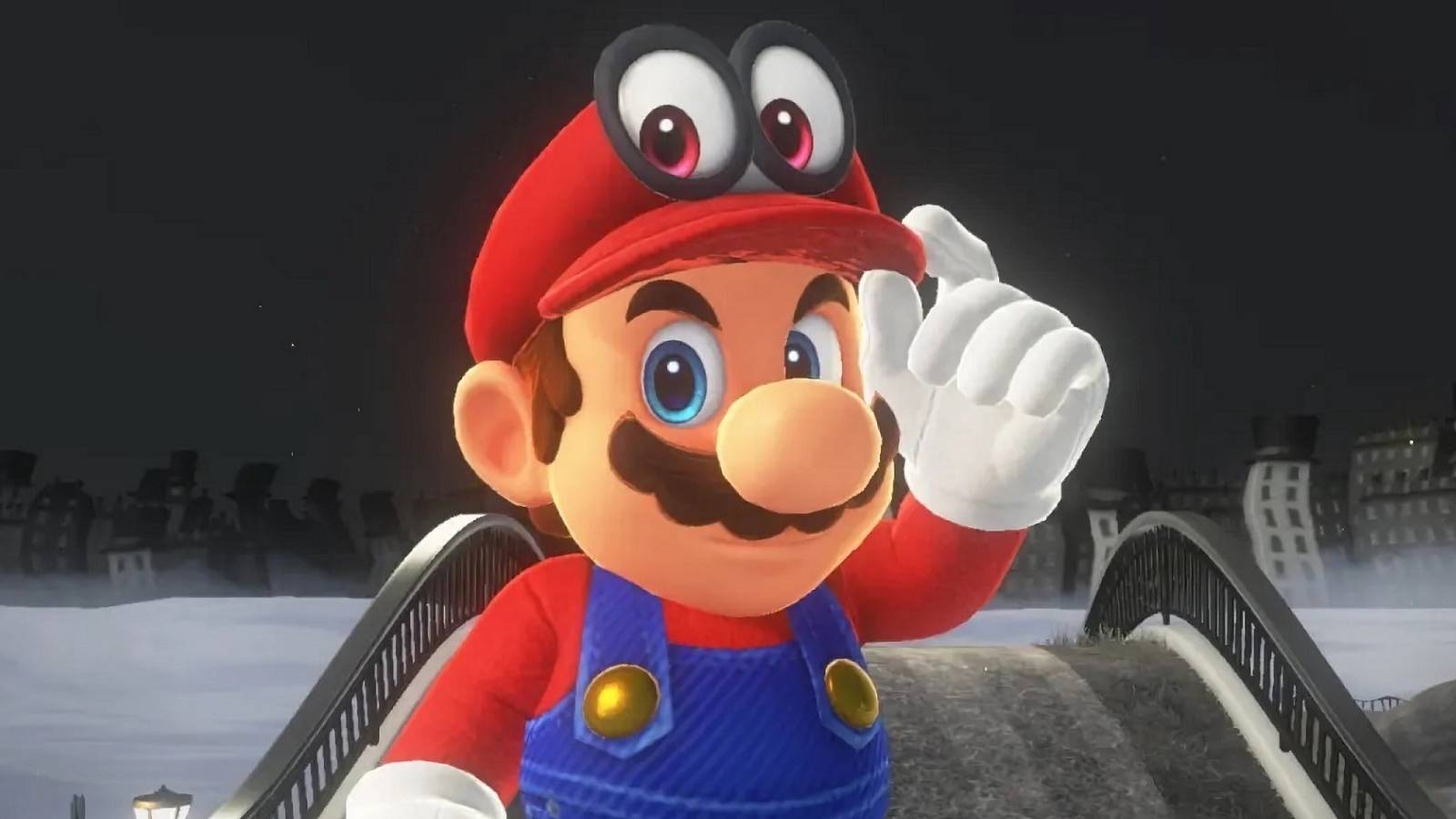 Mario and Cappy from Super Mario Odyssey