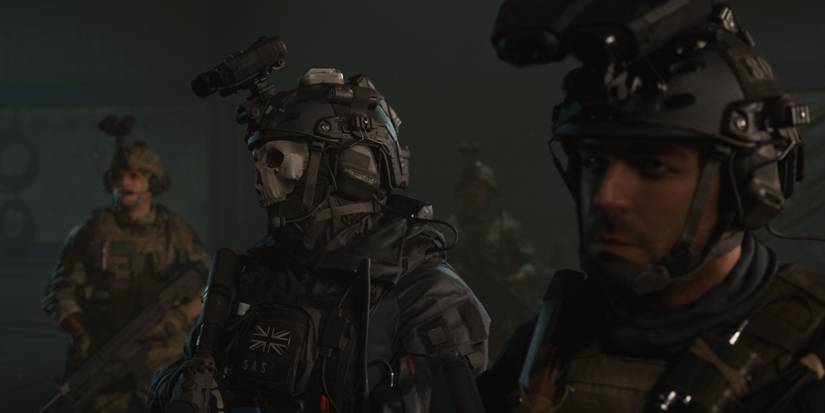 A cutscene featuring characters in Modern Warfare 2 