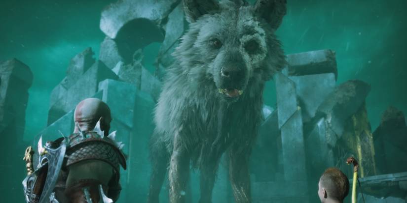 Kratos and Atreus meet Fenrir again in God of War Ragnarok