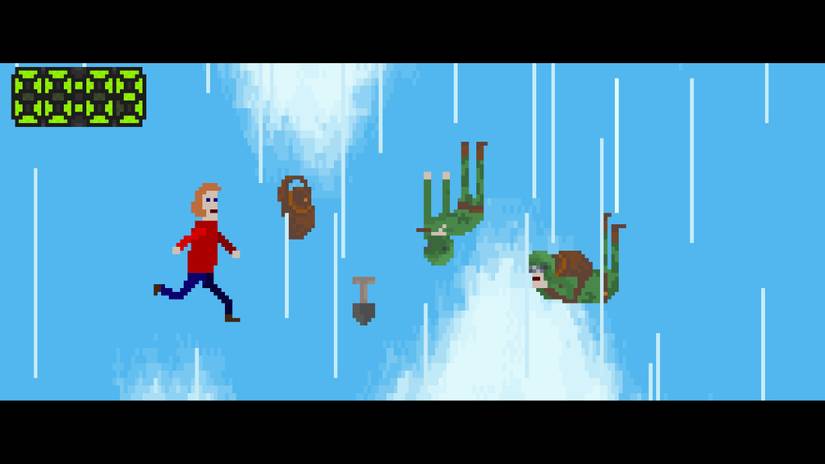 McPixel 3 Falling with Soldiers