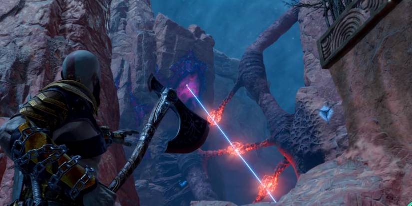 2nd puzzle inside the hive in god of war ragnarok