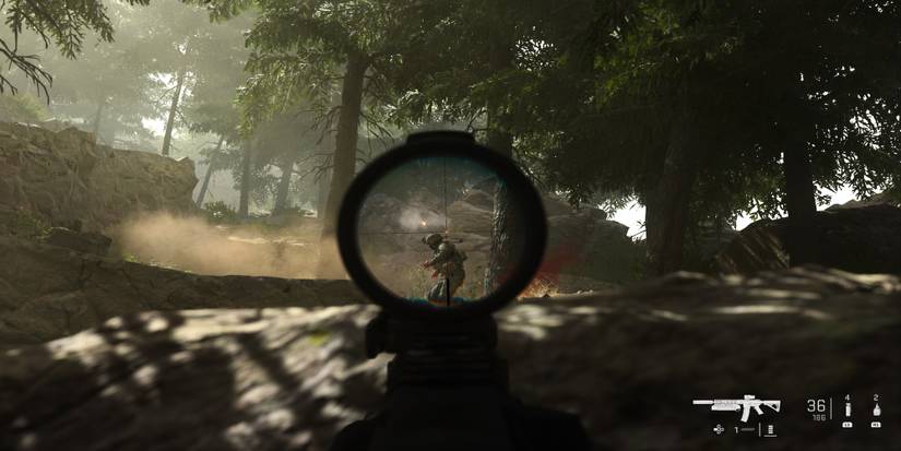 Fighting enemies in Modern Warfare 2