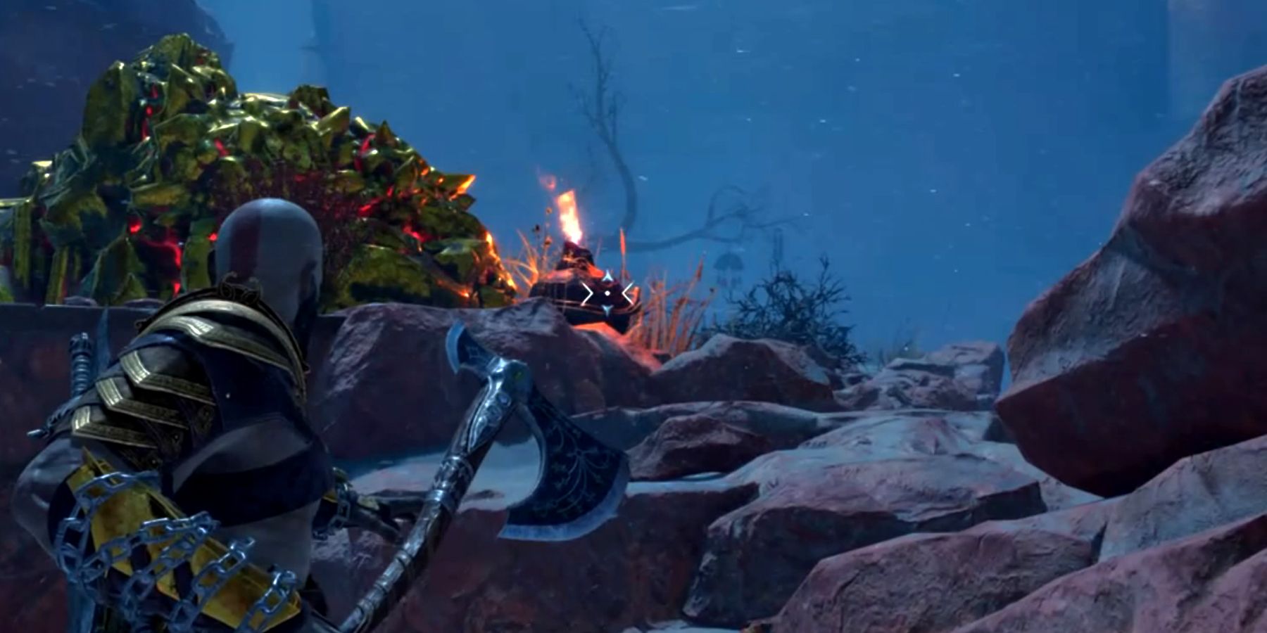 3rd puzzle inside the hive in god of war ragnarok