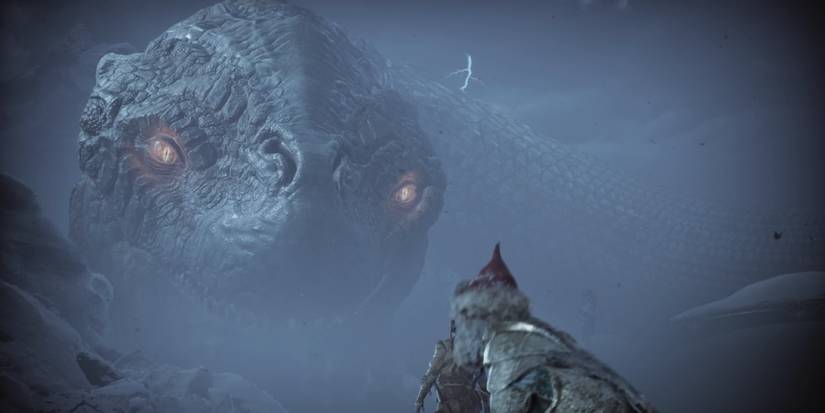 Jormungandr reveals himself in God of War Ragnarok