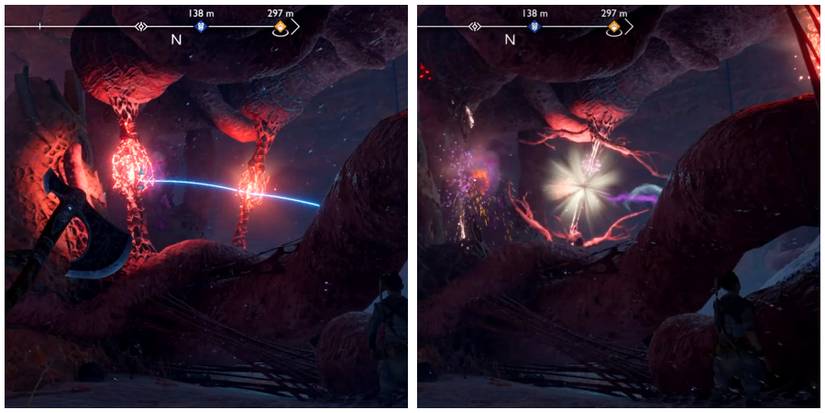 4th puzzle inside the hive in god of war ragnarok part 1