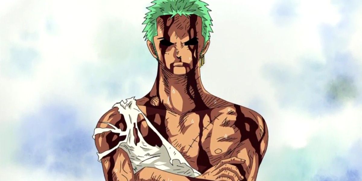 Zoro From One Piece In Blood