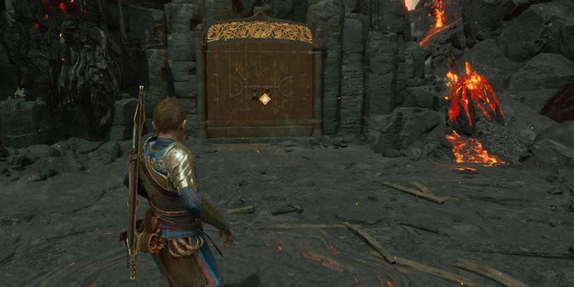 Atreus finds Surtr's Shrine in God of War Ragnarok