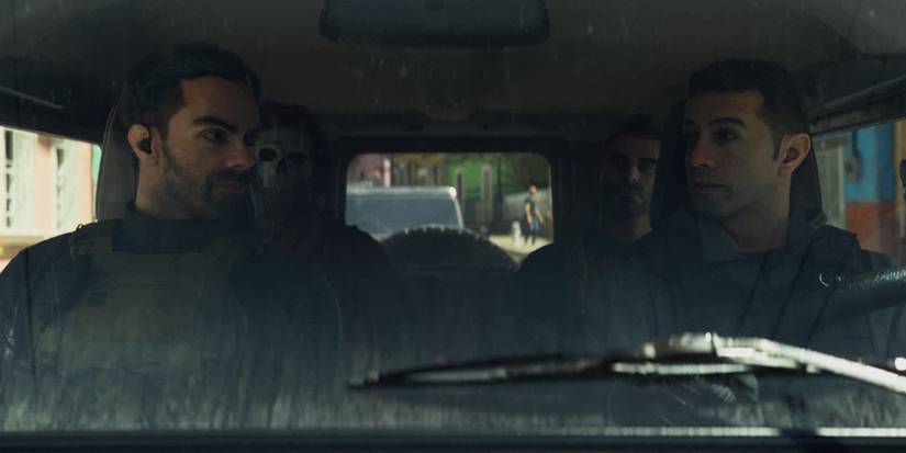 A cutscene featuring characters in Modern Warfare 2 