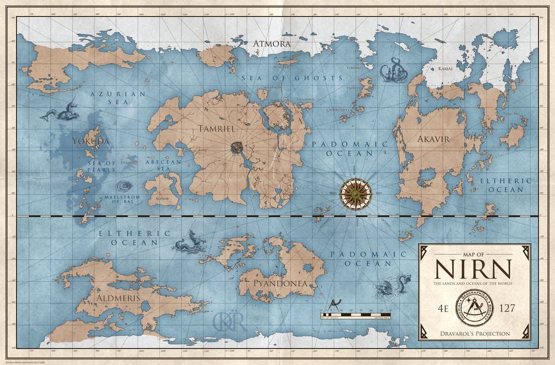map of nirn