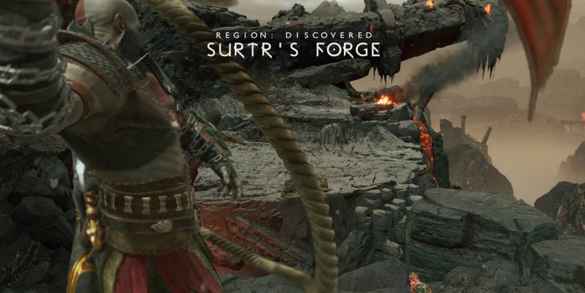 Kratos reaches Surtr's Forge in God of War Ragnarok
