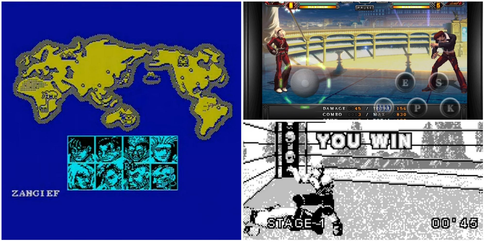 Weird Fighting Game Ports- SF2 Spectrum KOF-i 2012 Fighters Megamix Game.Com