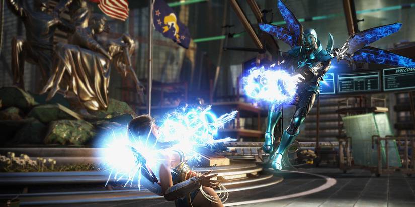 A fight in Injustice 2