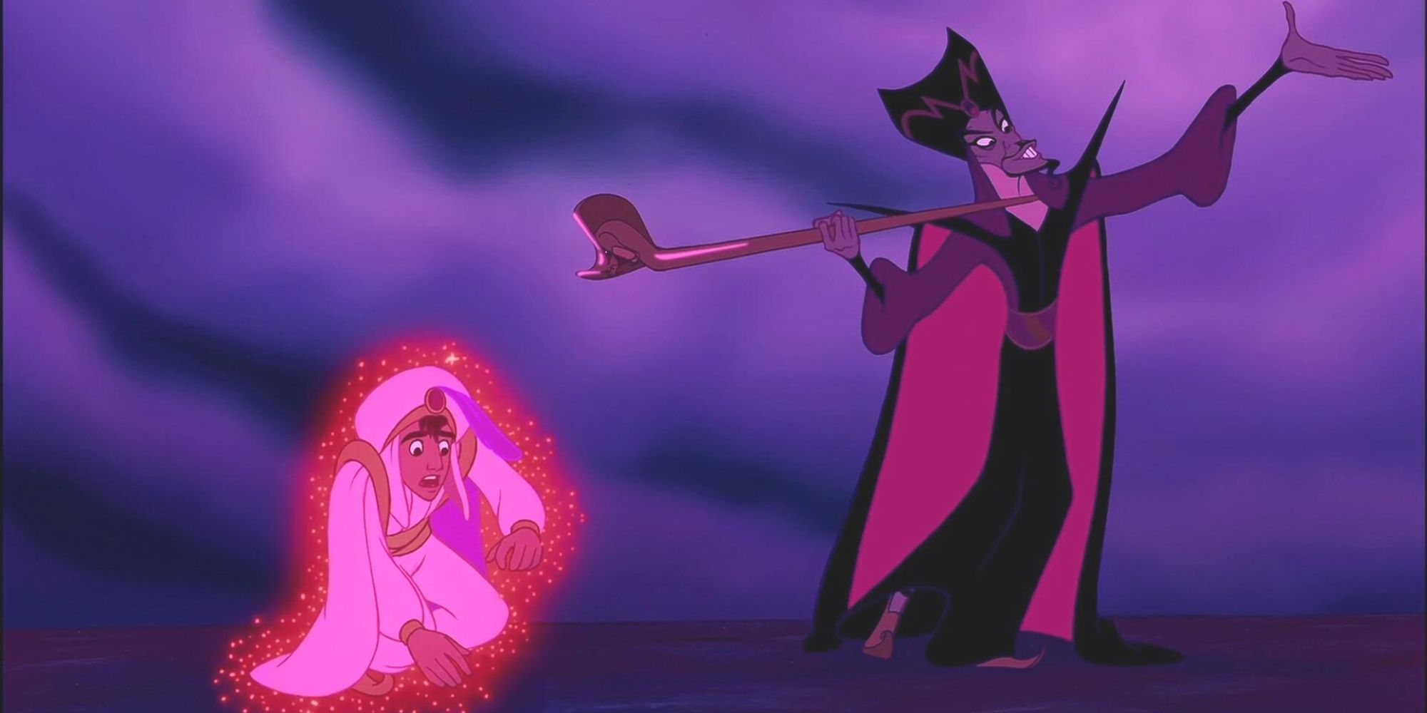 Aladdin and Jafar in Aladdin
