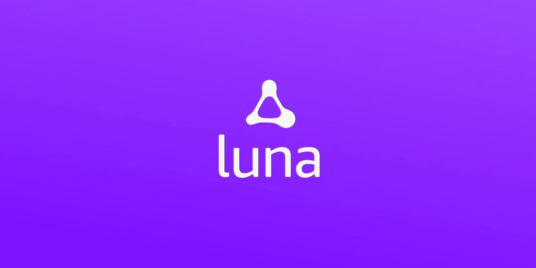 Amazon Luna purple background logo