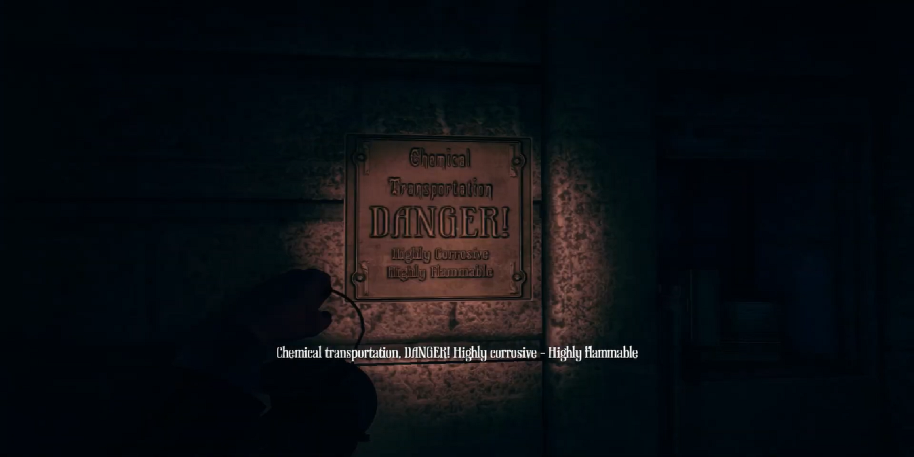 Warning sign found in Amnesia: A Machine For Pigs 