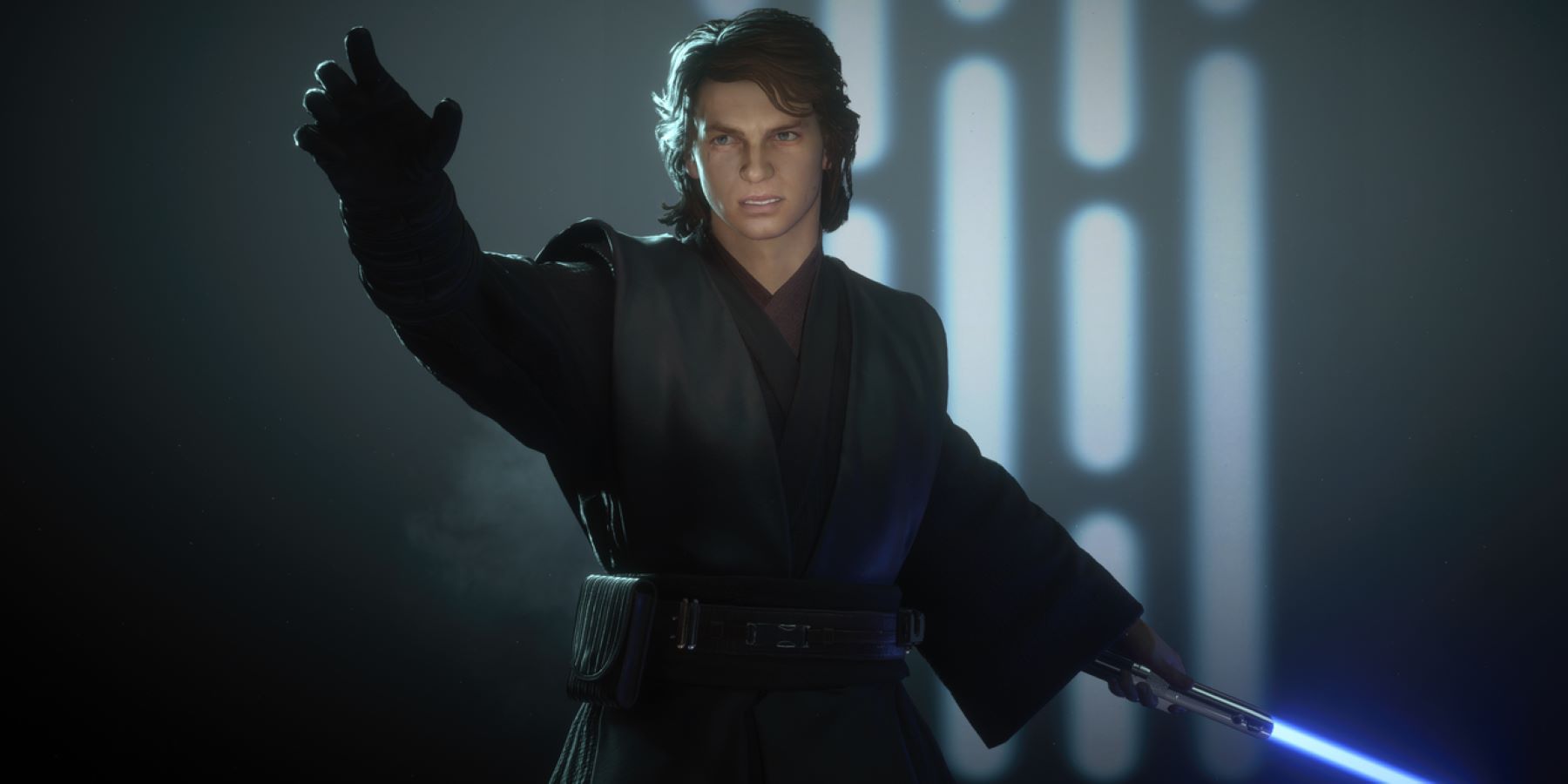 Close up of Anakin Skywalker in Star Wars Battlefront 2