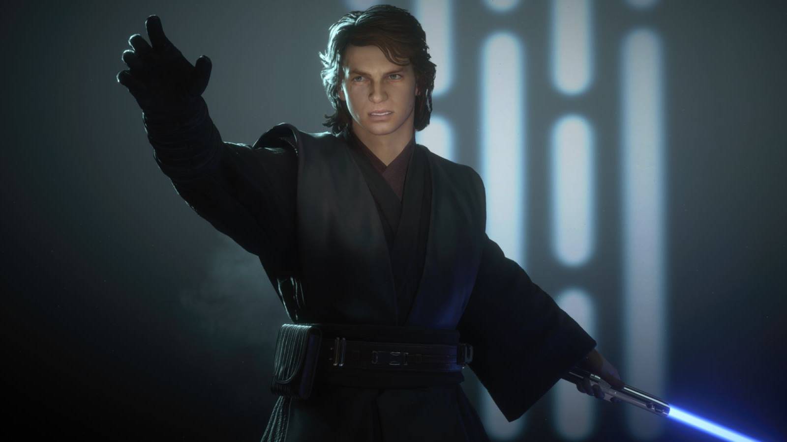 Close up of Anakin Skywalker in Star Wars Battlefront 2