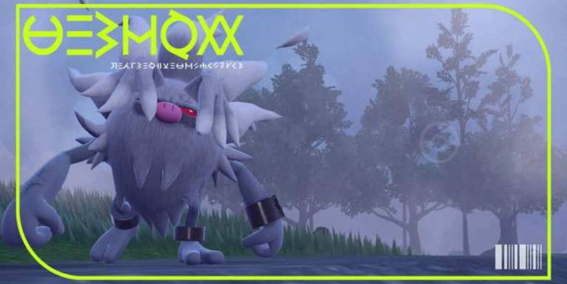 The pokedex cover for Annihilape in Pokemon Scarlet and Violet