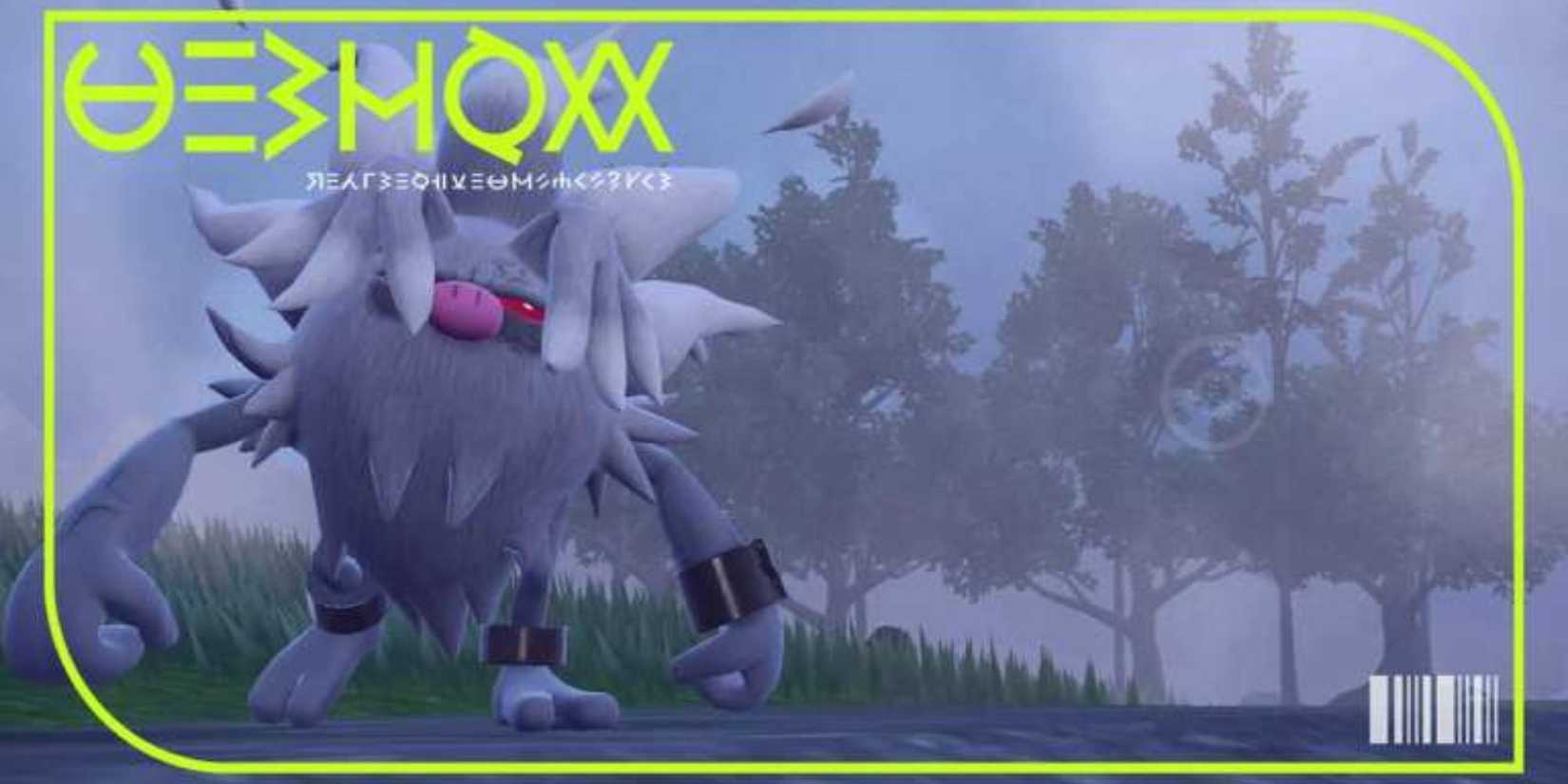 The pokedex cover for Annihilape in Pokemon Scarlet and Violet