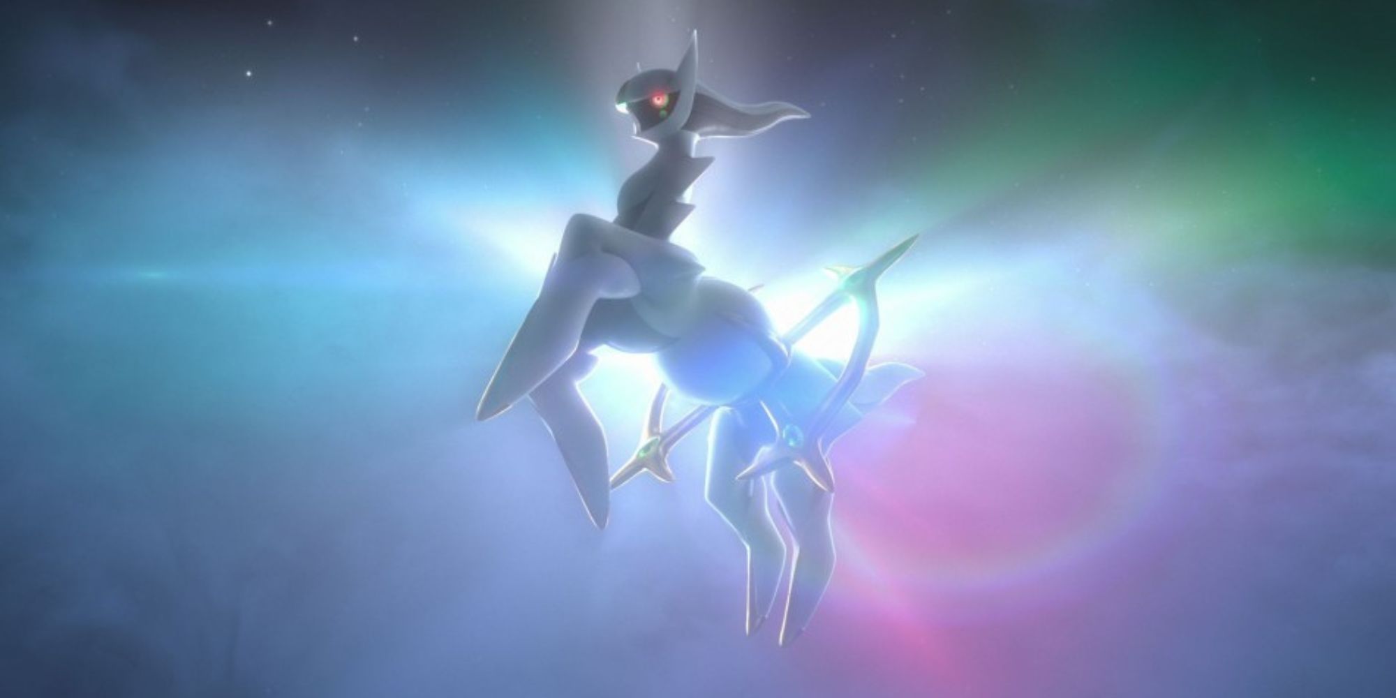 Arceus in the sky in Pokemon Legends: Arceus