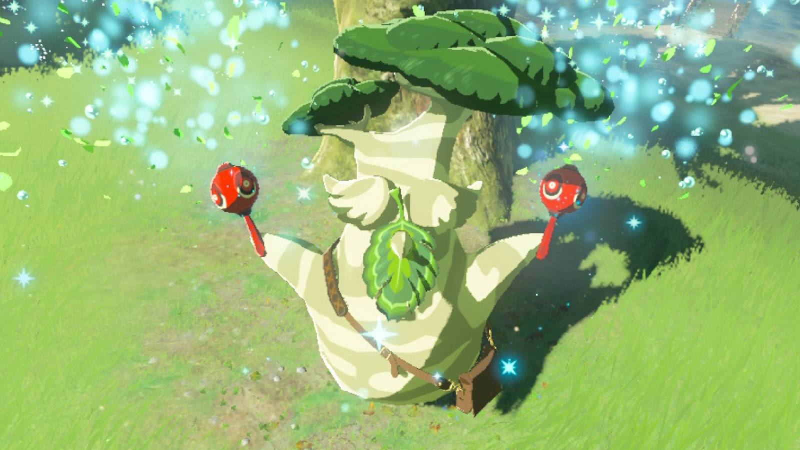 Hestu dancing in The Legend of Zelda: Breath of the Wild.