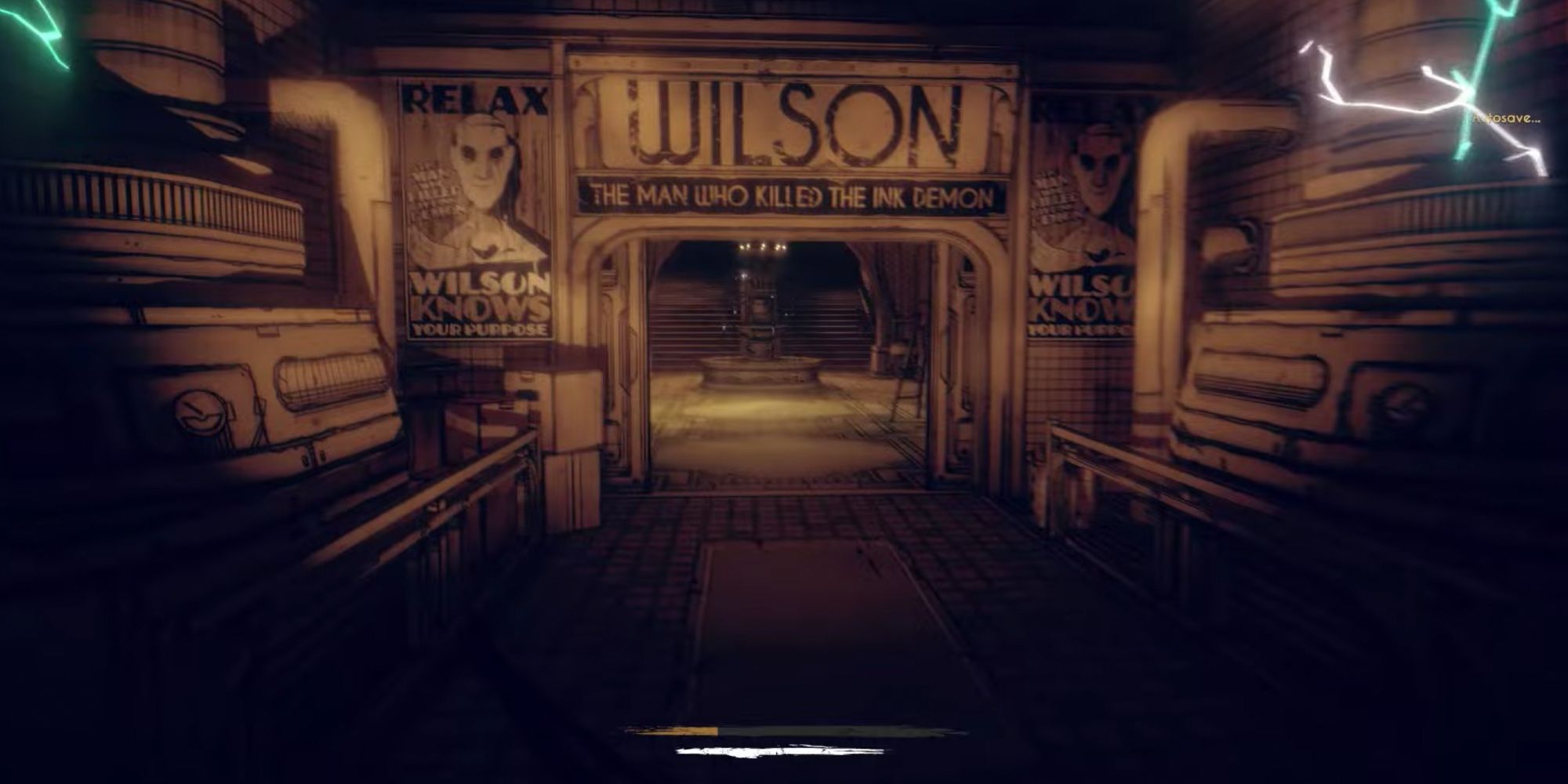 Player looks around to find meaning in the artwork hidden within the game