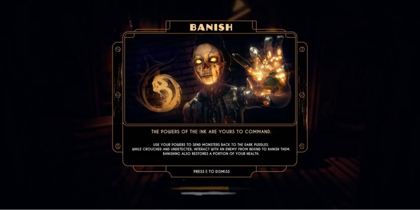 Player learns Banish, a new ability to fight enemies in the game