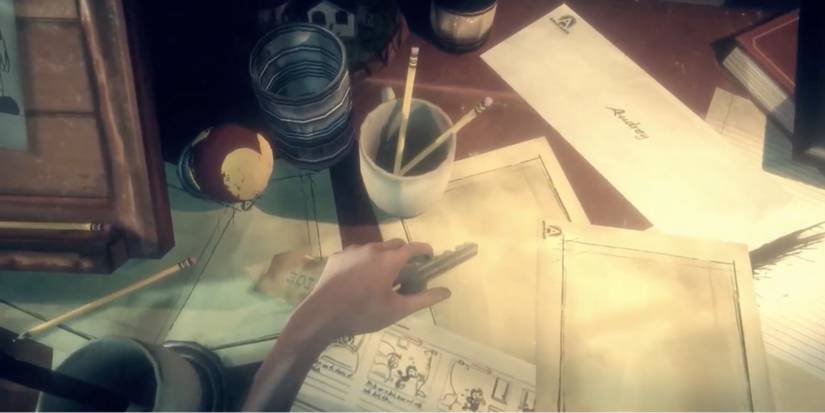 Player finds a key to the hallway