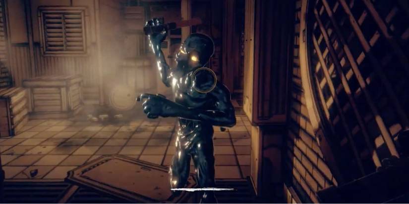 Player fights off enemies with a Gent Pipe