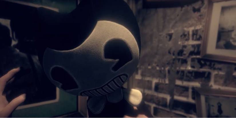 Player finds a Bendy doll on a chair