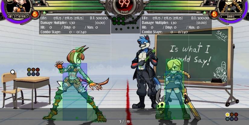 Best Fighting Game Training Modes- Skullgirls