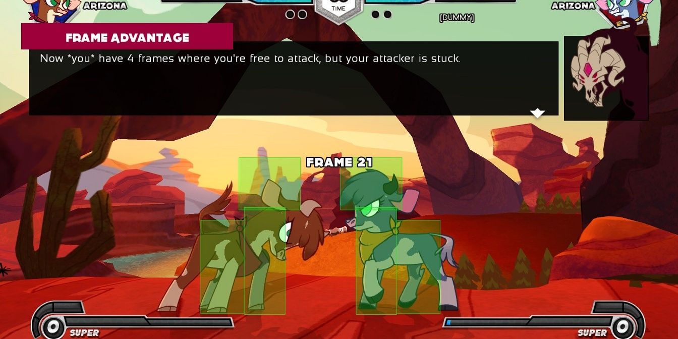 Best Fighting Game Training Modes- Them's Fightin' Herds
