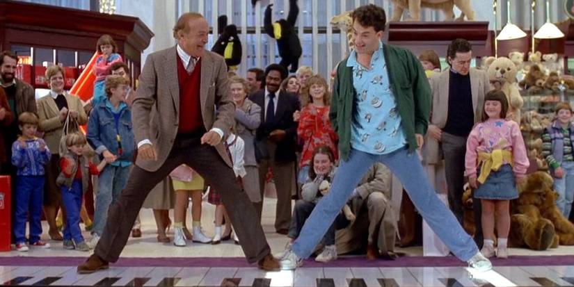 Tom Hanks and Robert Loggia playing the Walking Piano in Big