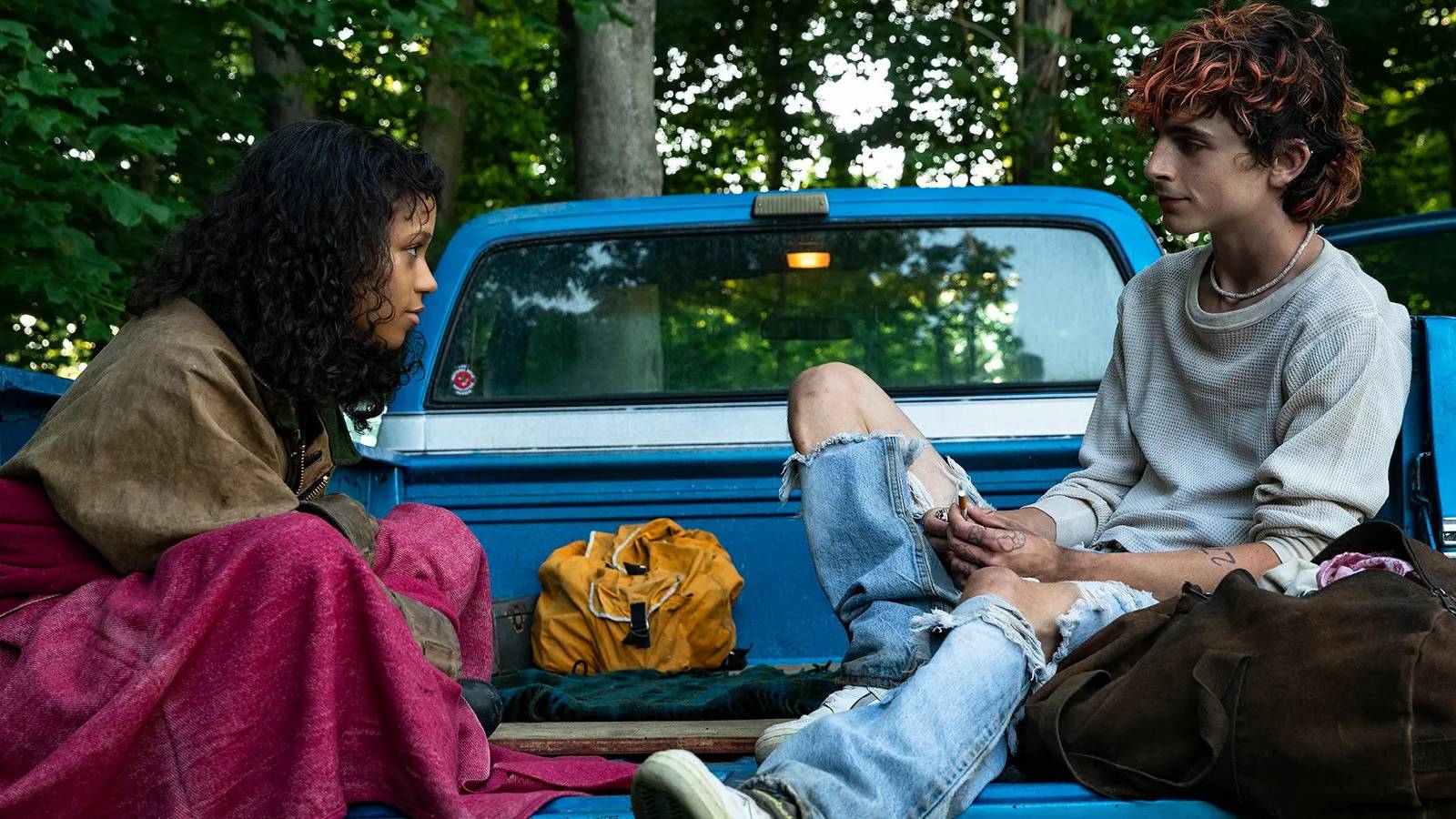 Bones and All Taylor Russell Timothee Chalamet