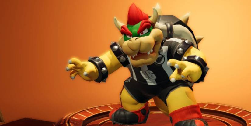Bowser in Super Mario Strikers Battle League