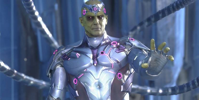 Brainiac as a combatant in Injustice 2