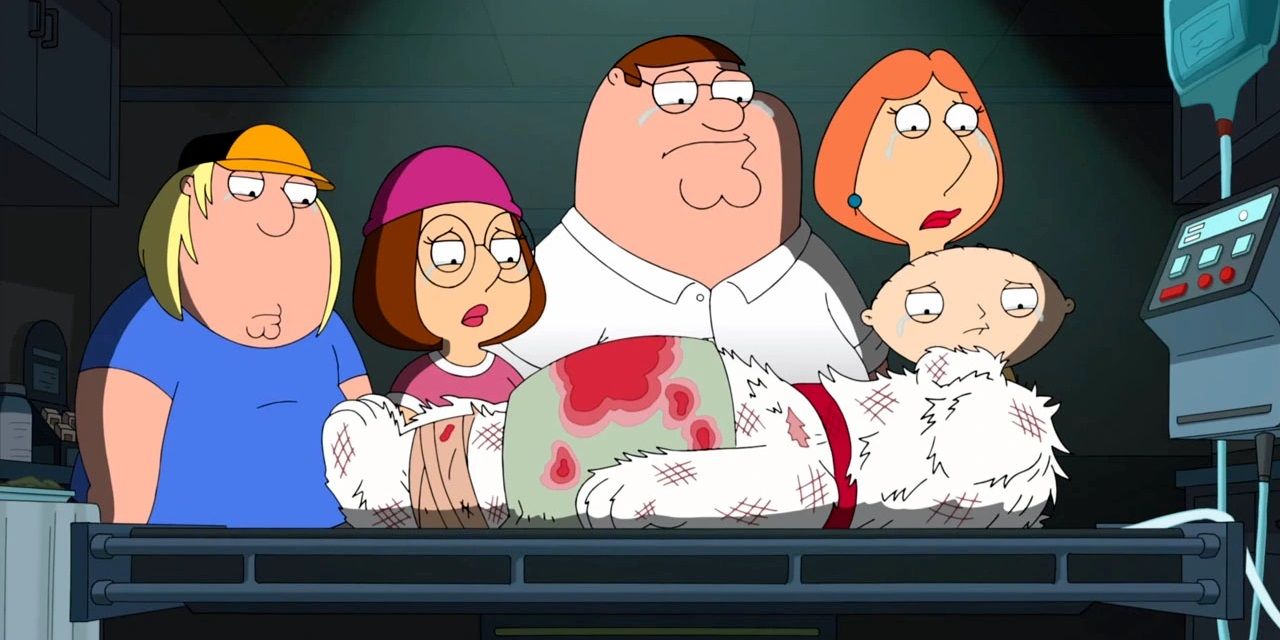 Brian's death in Family Guy