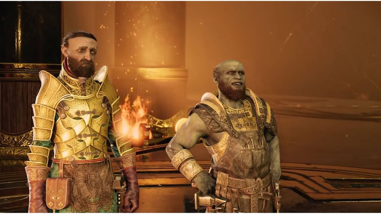 Brok and Sindri God of War Ragnarok