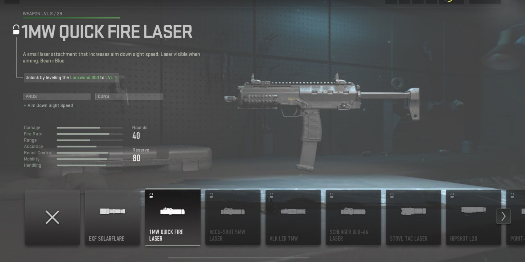 Call Of Duty Modern Warfare II (2022) 1MW Quick Fire Laser