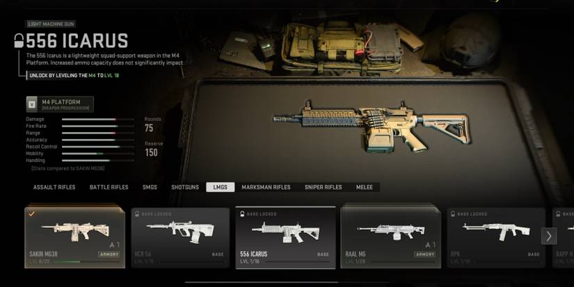 Call Of Duty Modern Warfare II (2022) 556 Icarus Weapon Selection