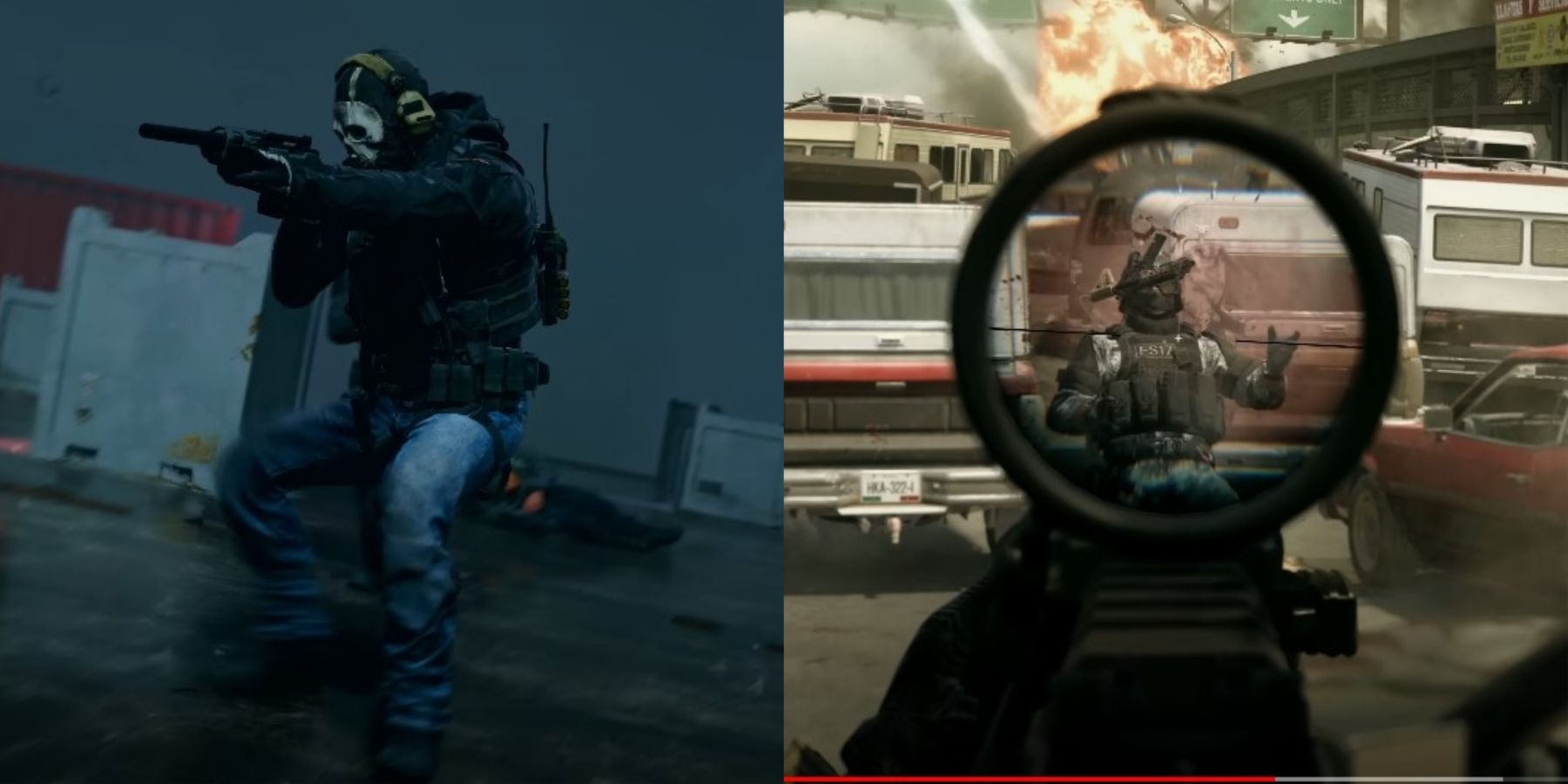 Call Of Duty Modern Warfare II (2022) Best Marksman Rifles Collage