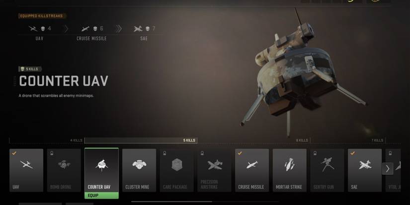 Call Of Duty Modern Warfare II (2022) Counter UAV Killstreak Reward