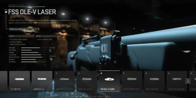 Call Of Duty Modern Warfare II (2022) FSS OLE-V Laser