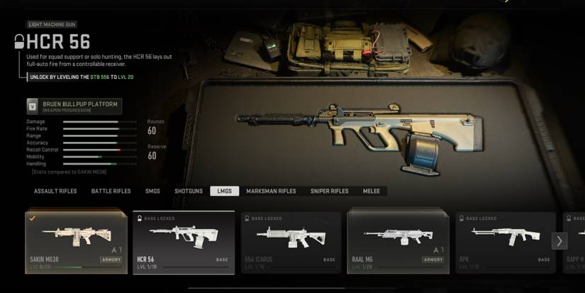 Call Of Duty Modern Warfare II (2022) HCR 56 Weapon Selection