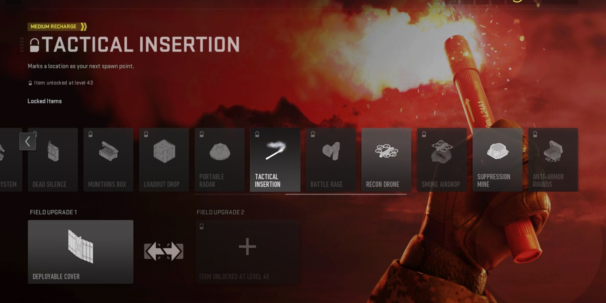 Call Of Duty Modern Warfare II (2022) Tactical Insertion In Game Description