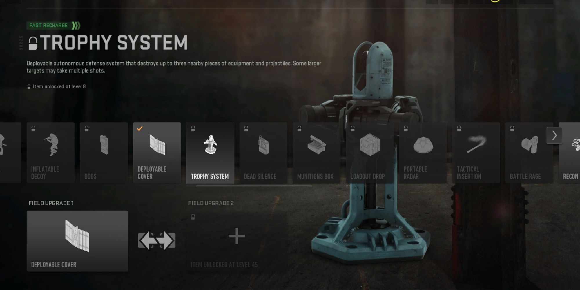 Call Of Duty Modern Warfare II (2022) Trophy System In Game Description